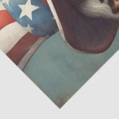 Uncle Sam's Patriottische Prowess Decoupage Papier (Detail)