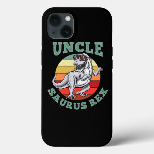 Uncle Saurus rex Unclesaurus dinosaurus familie 2 iPhone 13 Hoesje
