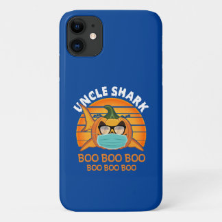 Uncle Shark Boo Boo Shirt Pompoen Halloween Uncle iPhone 11 Hoesje