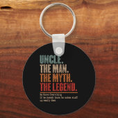 Uncle The Man The Myth The Bad Influence He Knows  Sleutelhanger (Voorkant)
