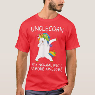Unclecorn Dabbing Unicorn Funny oom Unicorn Chri T-shirt