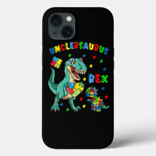 Unclesaurus Autisme Awareness Uncle Dinosaurus Puz iPhone 13 Hoesje