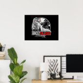 Unclesaurus Dinosaur oom Saurus Poster (Thuiskantoor)