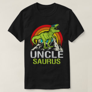 Unclesaurus Dinosaur oom Saurus Vaderdag T-shirt