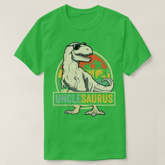 Unclesaurus Rex Dinosaur oom Saurus Family Matc T-shirt (Design voorkant)