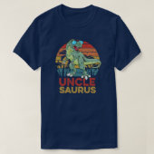 Unclesaurus T Rex Dinosaur Funny  oom T-shirt (Design voorkant)