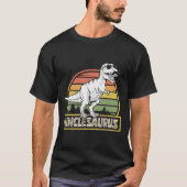 Unclesaurus T Rex Dinosaur oom Saurus Matching F T-shirt (Voorkant)