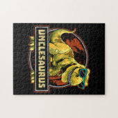 Unclesaurus T rex oom Saurus Dinosaur Legpuzzel (Horizontaal)