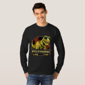 Unclesaurus T rex oom Saurus Dinosaur T-shirt (Voorkant volledig)