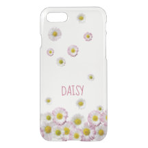 Fleur marguerite personnalisée Été Clair coque iph