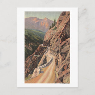 Uncompahgre Gorge en Million Dollard Highway Briefkaart