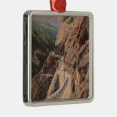 Uncompahgre Gorge en Million Dollard Highway Metalen Ornament (Rechts)