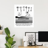 Unconventioneel Locksmith Wisdom Poster (Thuiskantoor)