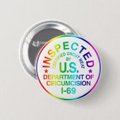 UNCUT RONDE BUTTON 5,7 CM (Voorkant /achterkant)