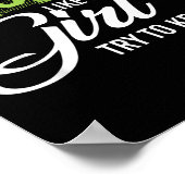 Und Like A Girl Try To Keep Up Workout  Poster (Hoek)