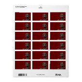 Undead Zombie's Anguished Rotten Flesh Cry Etiket (Full Sheet)