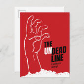 Undeadline - poster voor horrorfilms briefkaart (Voorkant / Achterkant)