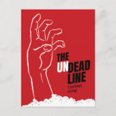 Undeadline - poster voor horrorfilms briefkaart (Voorkant)