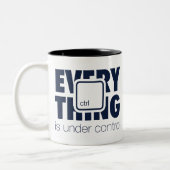 Under ctrl tweekleurige koffiemok (Links)