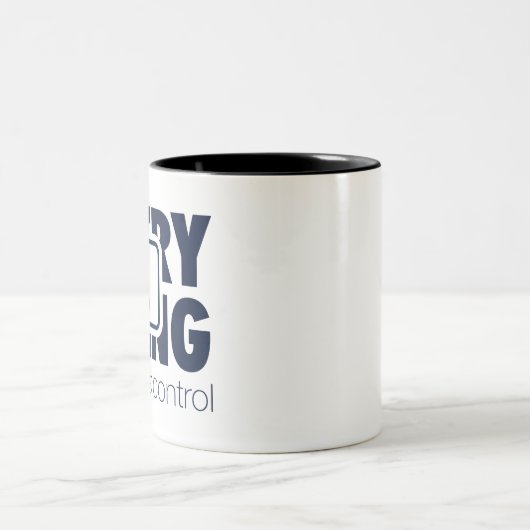 Under ctrl tweekleurige koffiemok (Center)