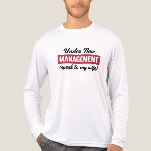 Under New Management Tri-Blend Shirt (Voorkant volledig)