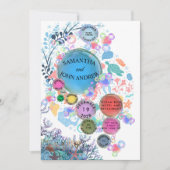 Under Sea Water Wedding Invitation (Devant)