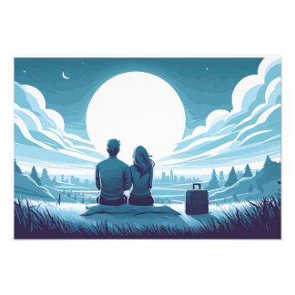 under the same moon foto afdruk