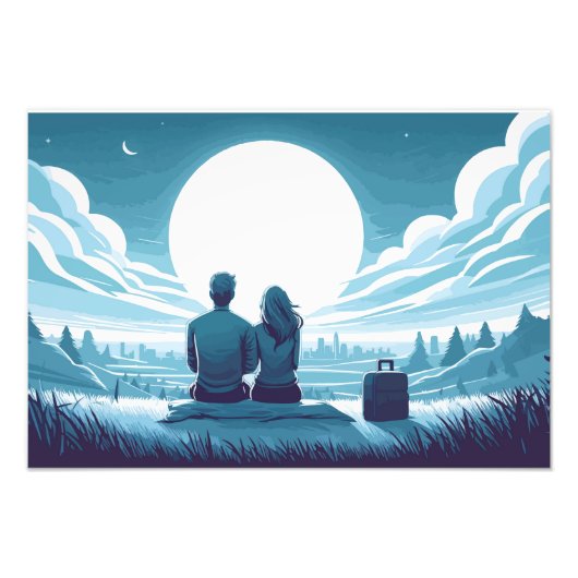 under the same moon foto afdruk (Voorkant)