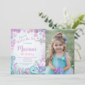 Under the Sea Animals Birthday Invitation (Debout devant)