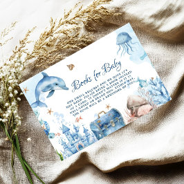 Under the sea Baby Shower Book Request  Informatiekaartje