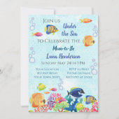 Under the Sea Baby Shower Invitation (Devant)