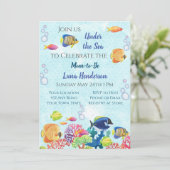 Under the Sea Baby Shower Invitation (Debout devant)