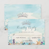 Under the Sea Beach Sweet 16 Quinceañera Réponse (Devant / Derrière)