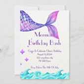 UNDER THE SEA BIRTHDAY INVITATION FOR GIRLS (Devant)