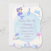 UNDER THE SEA BIRTHDAY PARTY INVITATION (Devant)