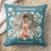 Under the Sea Cute Dolphin Photo Girly 