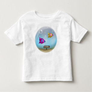 Under the Sea - Fish Bowl Design - T-Shirt pour en