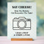 Under The Sea Mermaid Selfie Acrylic Sign (Neutre)