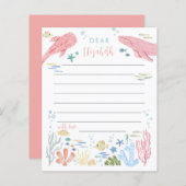 Under The Sea Pink Ocean Animals Time Capsule (Voorkant / Achterkant)