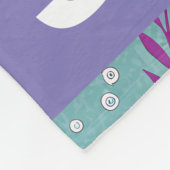 Under the Sea Seahorse Shell Ocean Fantasy Fleece Deken (Hoek)