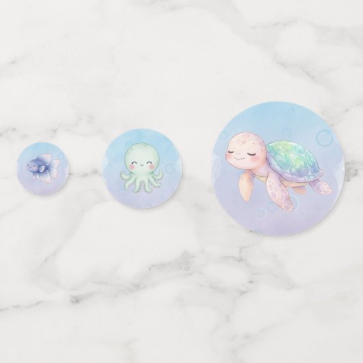 Under the Sea Table Confetti (Achterkanten)