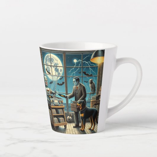 Under the Silver Moon: The Vinyl Archivist and His Latte Mok (Rechts)