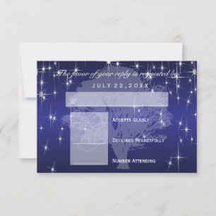 *Under the Stars in Metallic Dark Blue - RSVP