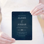Under The Stars Modern Outdoor Wedding Invitations<br><div class="desc">Design moderne © berryberrysweet Printable digital files and matching items are available ! Visit our site internet at www.berryberrysweet.com for more details !</div>