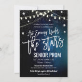Under the Stars Prom High School Dance Invitation (Devant)