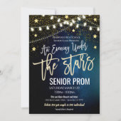 Under the Stars Prom High School Dance Invitation (Devant)