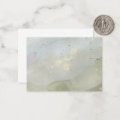 "Under the Waves" : Carte d'origine Abstraite (Devant/Arrière en situation)