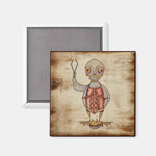 Undercover BBQ Duck Magnet Magneet (Voorkant / Achterkant)