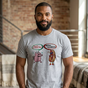 Undercover Hotdog-shirt - Grappig BBQ-varkensliefh T-shirt