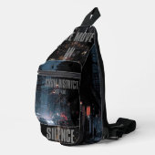 Underground Bag Dark Black Streetwear  Sling Bag (Rechterhoek)